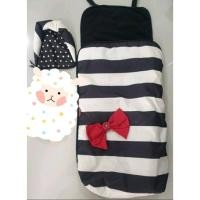 ราคา A002 ถุงนอนกันหนาวเด็ก ยี่ห้อcosatto ถุงคลุมกันหนาวทารก ใช้กันหนาว กันลม กันหิมะ สำหรับคลุมที่รถเข็นเด็ก สีดำ-ครีม (14117578018)