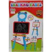 ราคา กระดาน Learning Easel 3 in 1 กระดานเรียนรู้ 2 ด้าน กระดานดำและไวท์บอร์ด (6668303526)