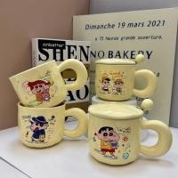 ราคา พระชินจัง แก้วชินจัง แก้วมัค ดินสอสี หน้าแข้ง-ชาน น่ารัก ใหม่สไตล์ช้อนมูลค่าสูงพร้อมฝาปิดถ้วยเซรามิกถ้วยน้ําในครัวเรือนถ้วยกาแฟสํานักงาน (42872802183)