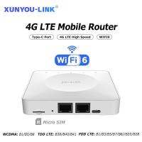 ราคา XUNYOU-LINK Mifi Mini 4G LTE Pocket Router WiFi 6 โมเด็มแบบพกพาซิมการ์ด 5G 3G รองรับ 32 อุปกรณ์ทั้งหมด Telcos IMEI เปลี่ยน B28 (26842389213)