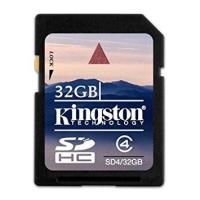 ราคา Kingston SDHC Class 4 Memory Card 32GB