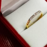 ราคา แหวนแถวเพชรแท้เบลเยี่ยมคัท (2290707193)