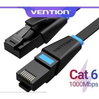 ราคา Vention Cat6 Ethernet Cable Flat High Speed Gigabit RJ45 Network LAN Patch Cable (27700524416)