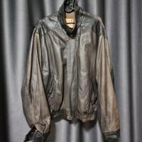 ราคา แจ็คเก็ตหนังแท้ สีน้ำตาลเข้ม มือสอง หนังนุ่ม สภาพ 98% jacket Leather Brown (22260160227)