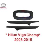 ราคา สีดำ ครอบมือเปิดท้าย Toyota Hilux Vigo Champ 2005 - 2014 โตโยต้า วีโก้ แชมป์ เบ้ามือ ครอบมือดึงฝาท้าย 2012 ครอบเปิดท้าย (14638338052)