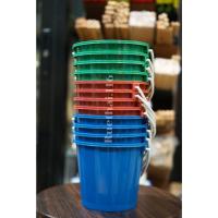 ราคา ถังหูหิ้วพลาสติก 0.5 ลิตร (1 โหล) ถังน้ำแข็ง ถังสงกรานต์ สีขุ่น (26324822435)