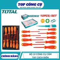ราคา TOTAL TOTAL TOTALS ชุดเครื่องมือช่างหุ้มฉนวน 10 ชิ้น THKTV02S101 ผลิตภัณฑ์ของแท้ > (43113510734)
