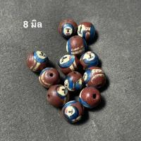 ราคา ลูกปัดทวารวดี ลายนกยูงหน้าคน / 2 ชิ้น ต่อเซ็ต (26139529460)