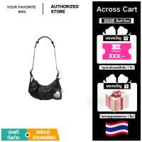 ราคา Balenciaga Le Cagole XS Shoulder Bag In Black Arena Lambskin With Aged-Silver Hardware (41122982590)