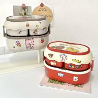 ราคา กล่องอาหาร ปิ่นโต ลายการ์ตูน กล่องข้าว ปิ่นโต กล่องอาหารกลางวัน เข้าไมโครเวฟได้ ปิ่นโต กล่องอาหารกลางวัน 2ชั้น กล่องข้าว (22749737945)