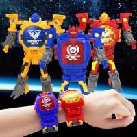 ราคา พร้อมส่งจากไทย!! Robot Digital Watch นาฬิกาข้อมือ แปลงร่างเป็นหุ่นยนต์ นาฬิกาดิจิตอล สำหรับเด็ก (29622515032)