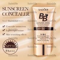 ราคา LIVINLIFE Gold Snail BB Cream, with SPF 50 PA++++ Full Band Sun Protection Persistent Concealer, Moisture Multi Effect 9 in 1 Repair Sunscreen Unisex (44166653877)