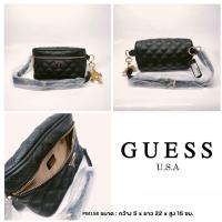 ราคา สินค้าใหม่ พร้อมส่ง! กระเป๋า Guess สีดำ สะพายได้ 2 แบบ ทั้งแบบข้าง และคาดอก สายปรับได้ (23144893848)