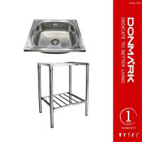ราคา DONMARK ชุดอุปกรณ์อ่างซิงค์แบบพับขอบ พร้อมขาตั้ง อ่างซิงค์เคลื่อนที่ รุ่น DM-5040KKP50 (3896598166)