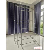 ราคา ราวตากผ้า ราวตลาดนัดราวเหล็กผลิตจากเหล็กชุปกัลวาในซ์ไม่เป็นสนิม แข็งแรงประกอบง่าย (29162872161)