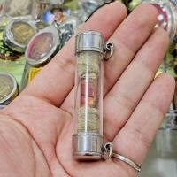 ราคา ตะกรุดรูปถ่ายหลวงปู่หมุน วัดบ้านจาน พันสายสิญจน์ที่เสกในพิธี เลี่ยมในหลอดตะกรุดอย่างดี (43666449908)