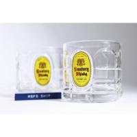 ราคา [USED] Suntory Whisky แก้ววิสกี้ทรงเตี้ย ลายขวดเครื่องดื่ม 1 คู่ (28442881220)