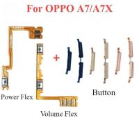 ราคา เปิดปุ่มปรับระดับเสียง flex สําหรับ OPPO A7 AX7 CPH1901 CPH1903 CPH1905 สายริบบิ้นปุ่มด้านข้าง (40853946927)