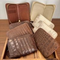 ราคา ⚡️พร้อมส่ง⚡️RATCHA_กระเป๋าหนังจระเข้แท้ กระเป๋าสตางค์ซิปรอบ กระเป๋าสตางค์ใบกลาง ZM ซิปปิดรอบปลอดภัย (25669719041)