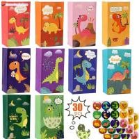 ราคา 30 ชิ้นไดโนเสาร์กระเป๋า Thicken กระดาษกระเป๋าไดโนเสาร์ไม่มีกลิ่นรีไซเคิล Dino Party กระเป๋า SHOPSKC7771 (41166736176)