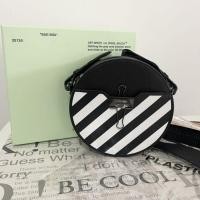 ราคา Off-White Diagonal Round Bag Black White, Used Like New (15618460906)