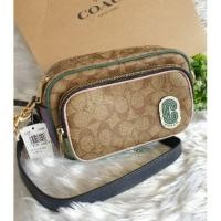 ราคา Coach 91009 Court Crossbody In Signature Nylon กระเป๋าสะพายข้าง
