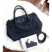 ราคา Prada Tessuto Saffiano (BN2106) สีดำ Nero (16974924301)