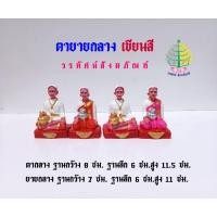ราคา เครื่องตั้งศาล ตุ๊กตาตายาย ตายายกลาง งานเรซิ่น งานเขียนสี (ราคาต่อ1 คู่) (28152299470)