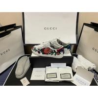 ราคา Gucci Shoes Ace Floral Em broidered (23532512493)