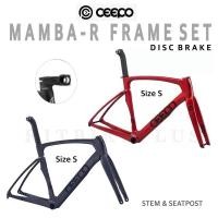 ราคา **Clearance Sale** เฟรมเสือหมอบคาร์บอน CEEPO รุ่น MAMBA-R DISC พร้อม Stem หลักอาน (18841360164)