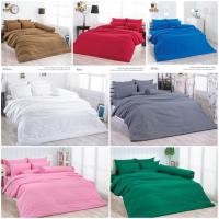 ราคา TOTO ชุด ผ้านวม เย็บติด ผ้านวม+ผ้าปู 6ฟุต 5ฟุต 3.5ฟุต สีพื้น moderntrede (2617524334)