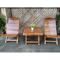 ราคา ชุดเก้าอี้ไม้สัก/ โต๊ะพับสนาม (โต๊ะกลาง1ตัว เก้าอี้2ตัว) พับเก็บได้ทั้งชุดค่ะ (11023304554)