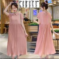 ราคา ชุดคลุมท้องอัดพลีทผ้าชีฟองมีซับใน (10697022554)