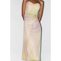 ราคา เดรสเกาะอกเว้าสีเหลือง (41922819476)