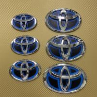 ราคา โลโก้* TOYOTA พื้นสีฟ้าไฮบริด ราคาต่อชิ้น (5249881879)