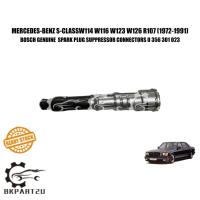 ราคา MERCEDES-BENZ S-CLASS W114 W116 W123 W126 280E SPARK PLUG SUPPRESSOR CONNECTORS HEAD SILICONE TUBE BOSCH 0 356 301 023 (43863794454)