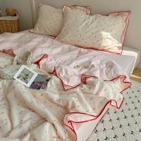 ราคา Ins Xianmei Double Layer Secret Copy Lace Small Tulip Summer Quilt Girl Heart Soft Waxy Skin-Friendly Air Conditioning Quilt Summer Cool Qu (42458945162)
