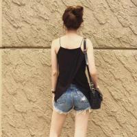 ราคา เสื้อสายเดี่ยวไขว้หลัง ผ้าเรย่อน. (518725735)