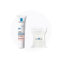 ราคา [La Roche-posay] Uvidea Anthelios Tone-Up Clear / Light SPF 50+ PA++++ 30ml + สําลีแผ่น 30 แผ่น (26271584729)
