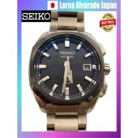 ราคา [ส่งตรงจากญี่ปุ่น]SEIKO Solar Watch/อะนาล็อก/Titanium/BLK/SLV/Titanium/3X22-0AD0 (26709132136)