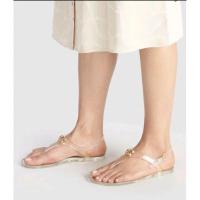 ราคา C3067 Coach natalee jelly thong sandals (25072567048)