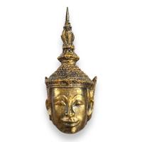 ราคา เศียรพระอิศวร สีทองเก่า กว้าง 3นิ้ว สูง 8นิ้ว (23781654660)