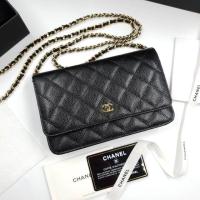 ราคา New/Kept unused : Chanel WOC Black Caviar GHW HL27 Full set (3235527881)
