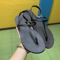 ราคา ส่งต่อใส่ 1 ครั้ง รองเท้าแตะรัดส้นhavaianas 100% size37-38 ของแท้จากช็อป รุ่นRIVIERA ไม่มีกล่อง ตัดป้ายแล้ว (8300051741)