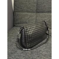 ราคา Luxe Brandbagหนังสีดำกระเป๋าถือดีไซน์เก๋กระเป๋าสะพายไหล่ (23323971811)