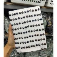 ราคา ต่างหูมุกดำ ขนาด 10มิล แป้น/ก้าน เงินแท้ (28801764652)