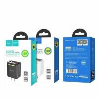 ราคา หัวชาร์จไว12Wมี2USBมีไฟแอลอีดีhocoC39 ของแท้จากบริษัท (2578300135)