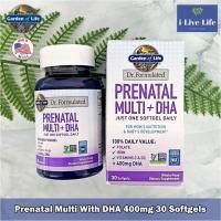 ราคา Garden Of Life - Dr Formulated Prenatal Multi With DHA 400mg 30 Softgels วิตามินรวมผสมดีเอชเอ (25228902751)