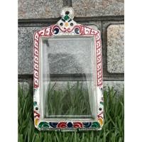 ราคา กรอบเงิน รูปถ่ายหลวงพ่อกวย กรอบสมเด็จ กรอบรูปหลวงพ่อกวย กรอบเงินแท้ 80% ลงยา สวยงาม ขนาดใหญ่ กว้าง 3.4 สูง 4.9 ซม (18757242720)