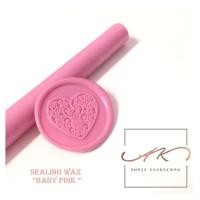 ราคา WAX SEAL FOR GLUE GUN (BABY PINK) ขี้ผึ้ง/ครั่งแท่งกลมสำหรับปืนกาว พร้อมส่ง (5409873626)